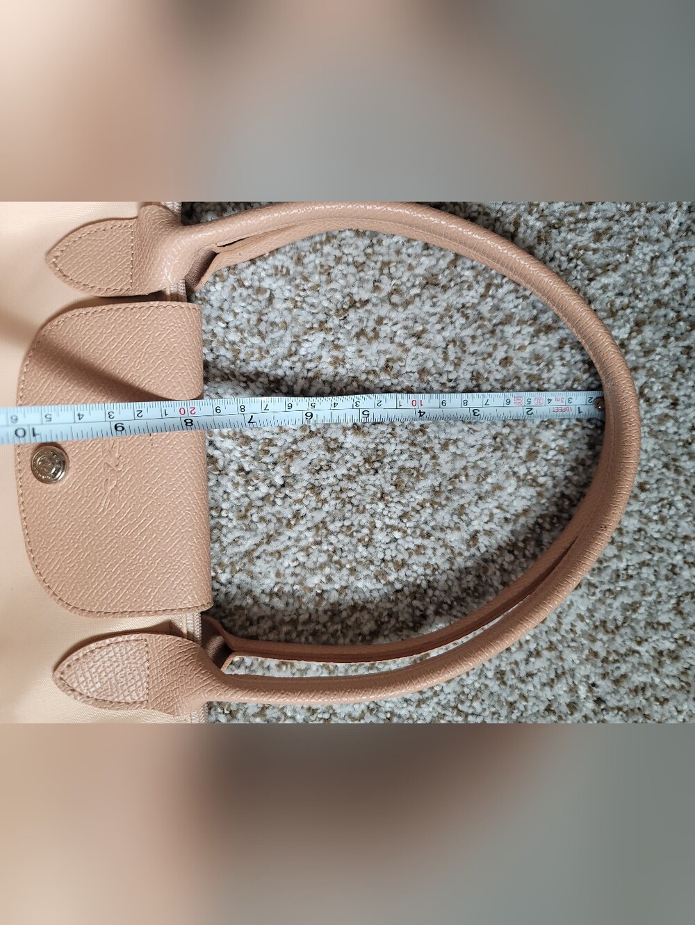 LONGCHAMP Pliage M Tote Bag Nylon , Light Pink Tea - Picture 13 of 16